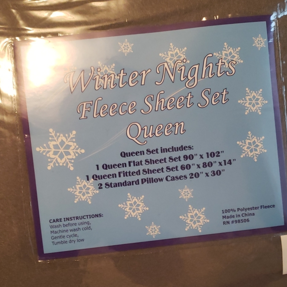 Fleece Sheet Set
